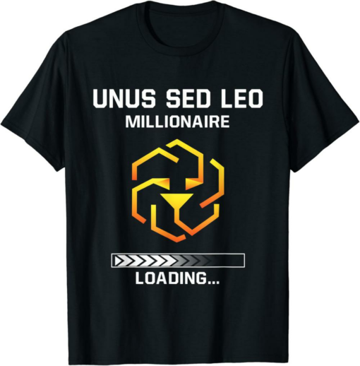 UNUS SED LEO T-Shirt Funny Token Millionaire Cryptocurrency