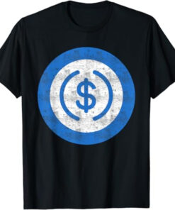 USDC T-Shirt Coin Cryptocurrency Fan Logo