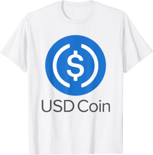 USDC T-Shirt Coin Cryptocurrency USD Coin Crypto