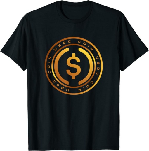 USDC T-Shirt Token Crypto Stable Coin Digital Money Trader