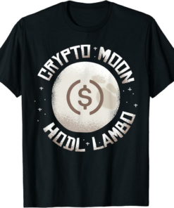 USDC T-Shirt USD Coin Crypt To Moon Hodl Funny