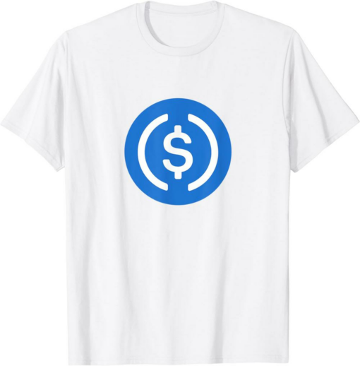 USDC T-Shirt USD Coin Cryptocurrency Crypto Trader Gift