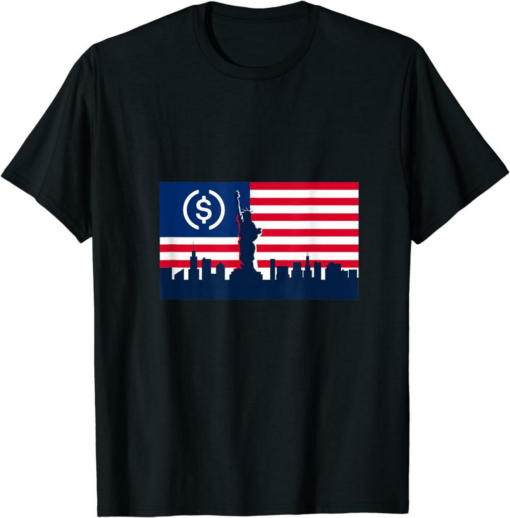 USDC T-Shirt USD Coin Cryptocurrency Image Logo