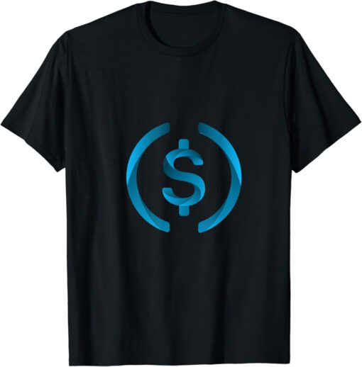 USDC T-Shirt USD Coin Cryptocurrency Image Logo Trader