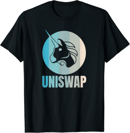 Uniswap T-Shirt Crypto Pastel Colors UNI Cryptocurrency