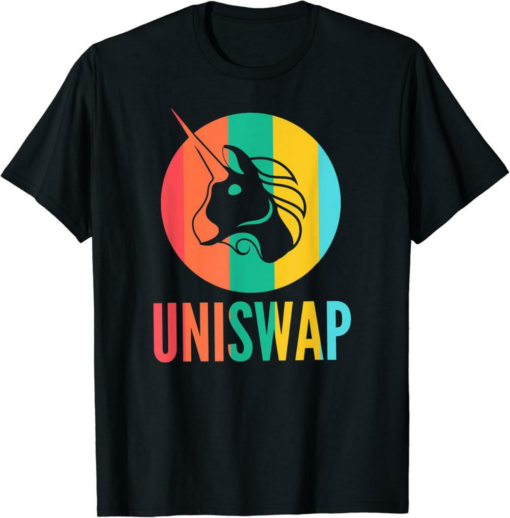 Uniswap T-Shirt Cryptocurrency Pastel Colors UNI Crypto