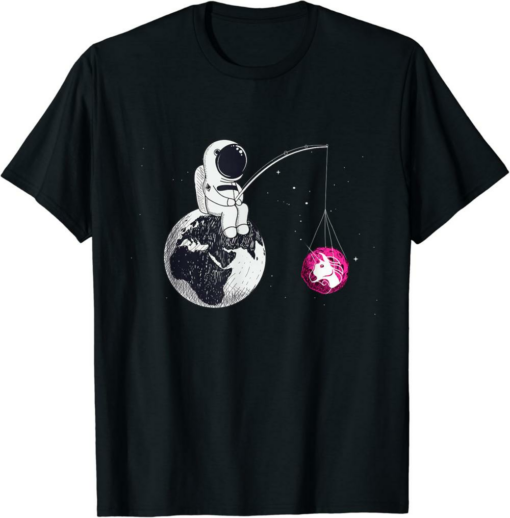 Uniswap T-Shirt Cryptocurrency Talk To The Moon Space Man