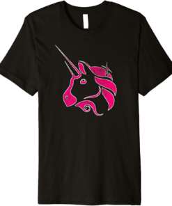 Uniswap T-Shirt Retro UNI Unicorn Crypto Distressed Logo