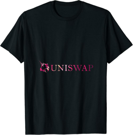 Uniswap T-Shirt UNI Cryptocurrency Logo Image