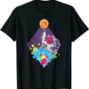Uniswap T-Shirt UNI Space Man Splatter Paint Art Moon