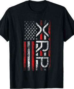XRP T-Shirt Crypto Cryptocurrency American Flag
