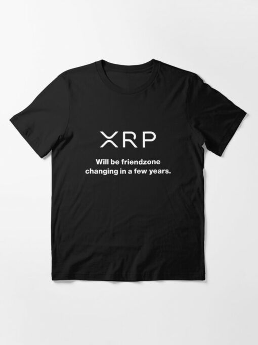 XRP T-Shirt Logo Ripple Coin Cryptocurrency Fan