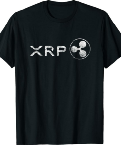 XRP T-Shirt Ripple Crypto Token Blockchain Technology
