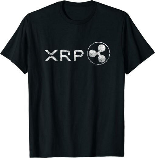 XRP T-Shirt Ripple Crypto Token Blockchain Technology