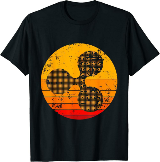 XRP T-Shirt Ripple Cryptocurrency Blockchain Money Coin