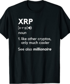 XRP T-Shirt Ripple Cryptocurrency Definition