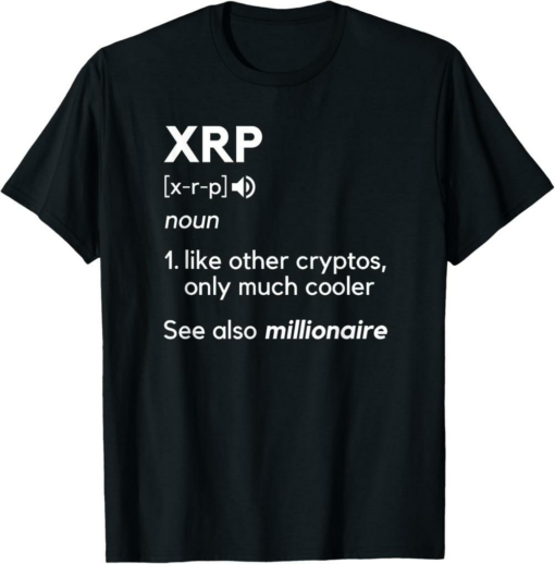 XRP T-Shirt Ripple Cryptocurrency Definition