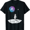 AAVE T-Shirt Astronaut Cryptocurrency Moon In The Universe