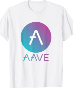 AAVE T-Shirt Coin Cryptocurrency Crypto