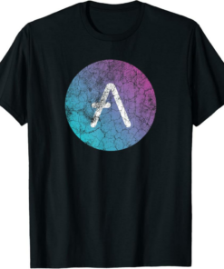 AAVE T-Shirt Crypto Vintage Logo