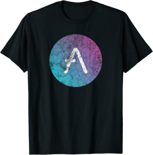 AAVE T-Shirt Crypto Vintage Logo