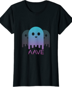 AAVE T-Shirt Cryptocurrency Logo Image