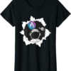 AAVE T-Shirt Funny Token Cryptocurrency Space Moon Gear