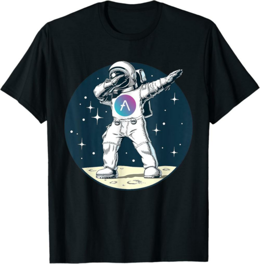 AAVE T-Shirt To The Moon Cryptocurrency Hold