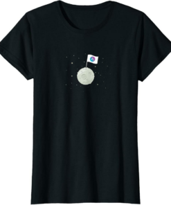AAVE T-Shirt To The Moon Trendy Coin