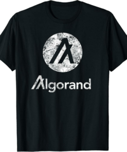Algorand T-Shirt Crypto Blockchain ALGO Token Distressed
