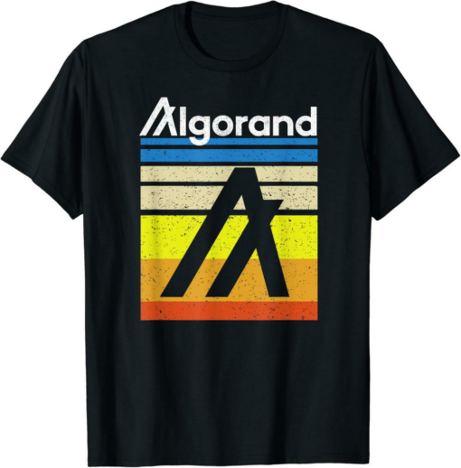 Algorand T-Shirt Crypto Vintage Retro