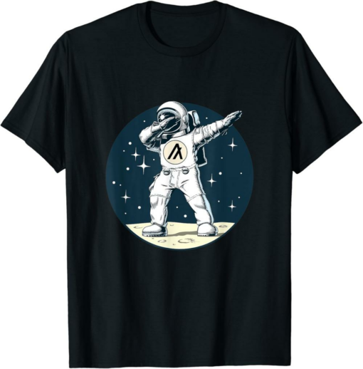 Algorand T-Shirt Cryptocurrency Talk Fun Dabbing Sapce Man