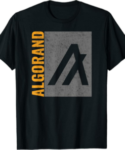 Algorand T-Shirt Cryptocurrency Vintage Retro