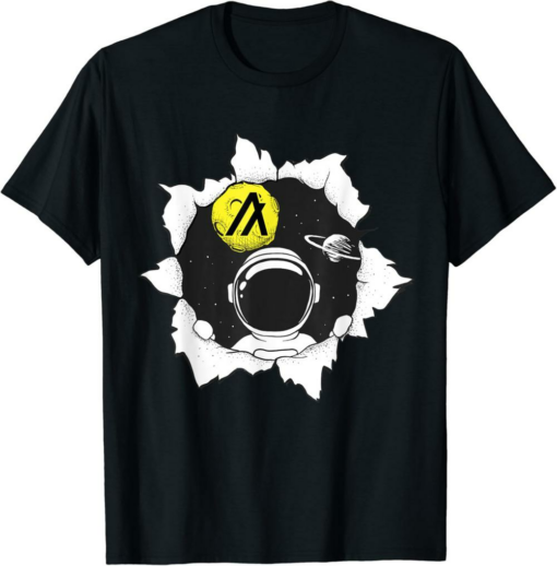 Algorand T-Shirt Funny Token Cryptocurrency Space Moon Gear