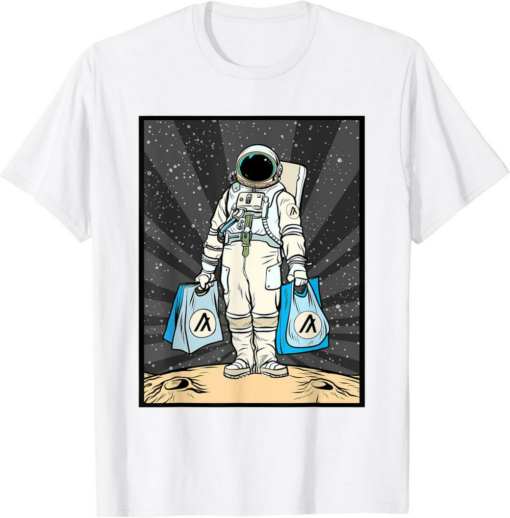 Algorand T-Shirt Talk To The Moon Space Man Merch