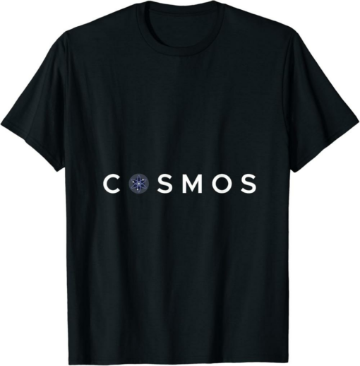 Cosmos T-Shirt ATOM Cryptocurrency Logo Image