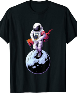 Cosmos T-Shirt Astronaut To The Moon ATOM Crypto