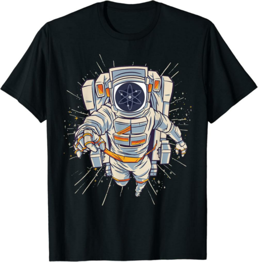 Cosmos T-Shirt Crypto Astronaut to Moon