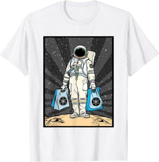 Cosmos T-Shirt Cryptocurrency Talk To The Moon ATOM Space