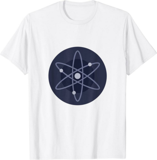 Cosmos T-Shirt Logo The Crypto To Rule Is ATOM Crypto Logo