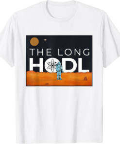 Cosmos T-Shirt The Long Hodl To The Moon Crypto Gift Bear