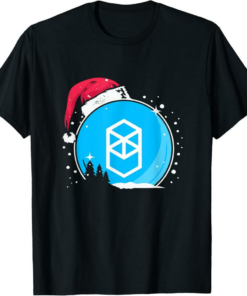 Fantom T-Shirt Christmas Santa Hat FTM Hodl Crypto Currency