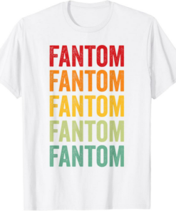 Fantom T-Shirt Crypto Rainbow Text Design