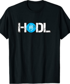 Fantom T-Shirt Hold Distressed Dark Crypto Trader Gift