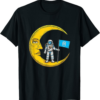 Fantom T-Shirt Logo Crypto Flag On Moon To Hodl FTM