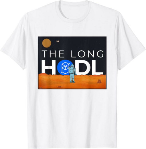 Fantom T-Shirt The Long Hodl To The Moon Crypto Gift