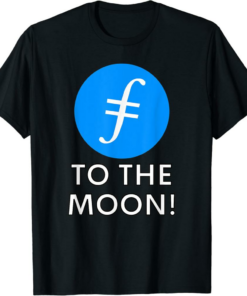 Filecoin T-Shirt Coin To The Moon FIL Crypto
