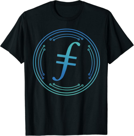 Filecoin T-Shirt Crypto Digital Money