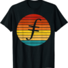 Filecoin T-Shirt Crypto Vintage Retro Sunset Design 60s 70s