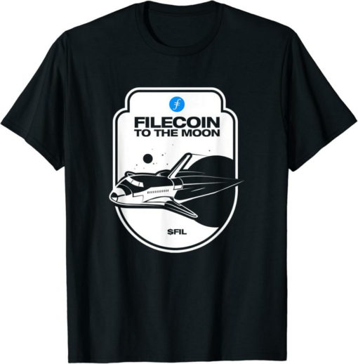 Filecoin T-Shirt FIL Blockchain Merchandise Cryptocurrency